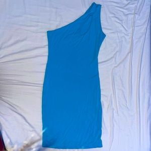 Naked wardrobe one shoulder dress